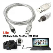 Mini DV MiniDV USB-datakabel FireWire IEEE 1394 HDV videokamera för PC-redigering