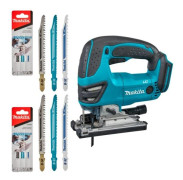 18V Sticksåg utan batteri + DJV180ZX MAKITA-klingor