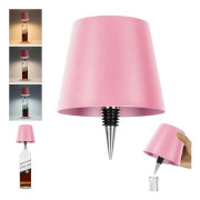 Trådlös Flasklampa, RGB LED Flasklampa_xx Pink