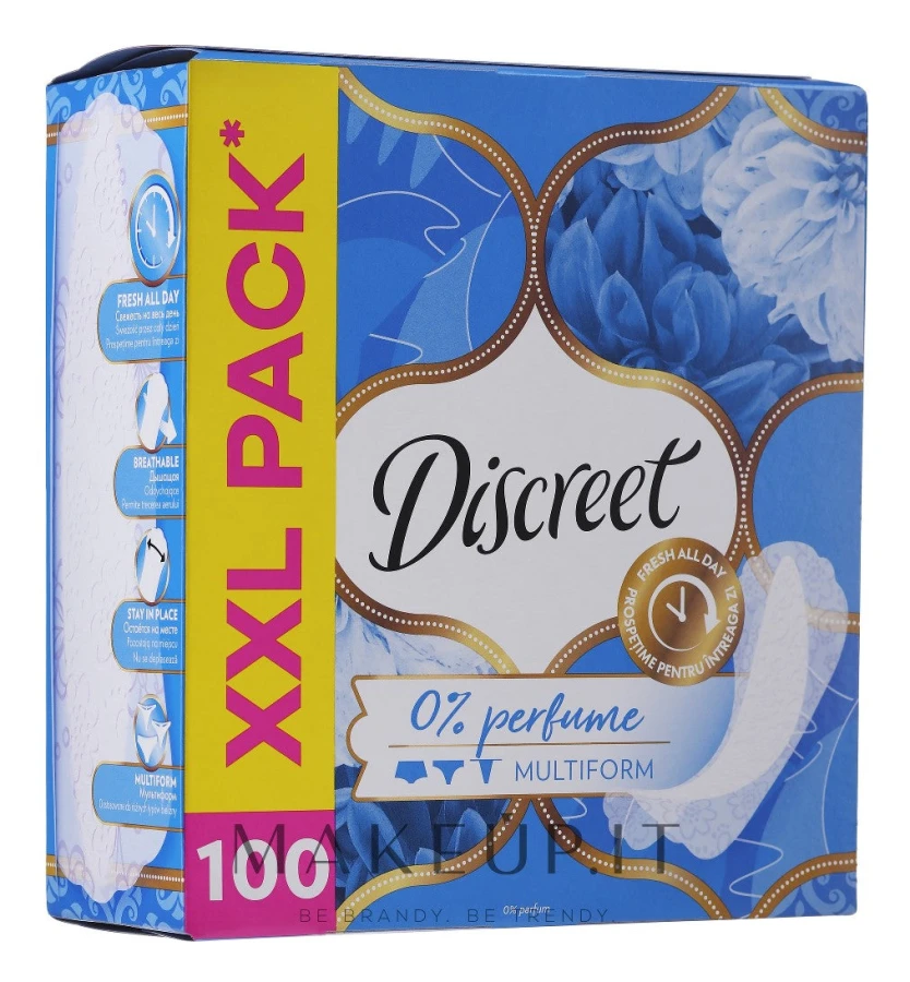 Discreet Multiform sommar Fresh Trosskydd 100 st
