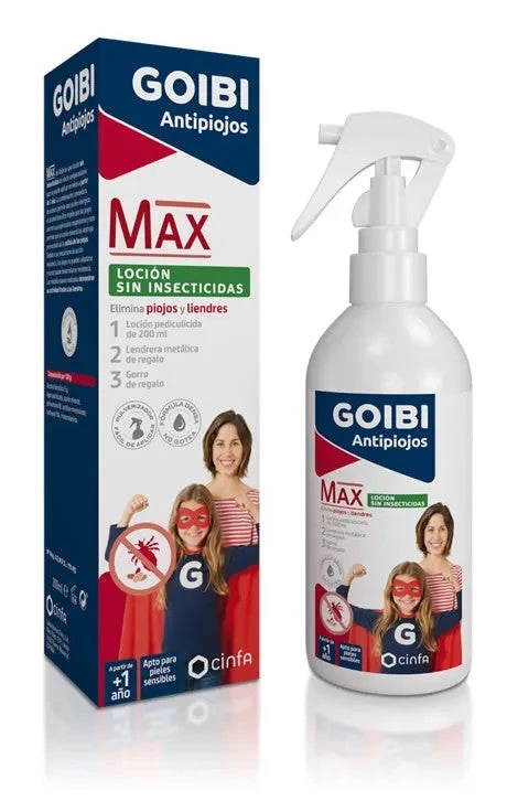 Cinfa Goibi antipiojos MAX lotion utan insekticider 200 ML