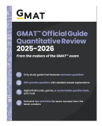 Gmat Officiell Guide Kvantitativ Genomgång 2025 2026: Bok + Online Frågebank