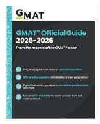 GMAT Official Guide 2025 2026: Bok + Online Frågebank