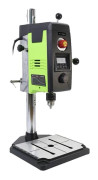 Bänkborrmaskin, 800W Effekt, 6 Hastighetsinställningar, Justerbar Bordshöjd, 1/2 Tum Chuckstorlek, 42 lbs Vikt