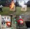 Brandbekämpningsboll, 1,3 kg, 15 cm diameter, automatisk aktivering vid 70°C, ljudnivå ≤150 dB, släcker bränder på 3 sekunder