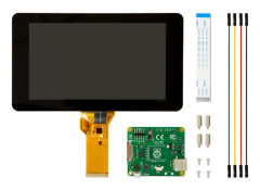 Raspberry Pi 7" WVGA touchskärmsats