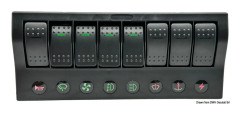 PCP Compact elpanel med 8 strömbrytare