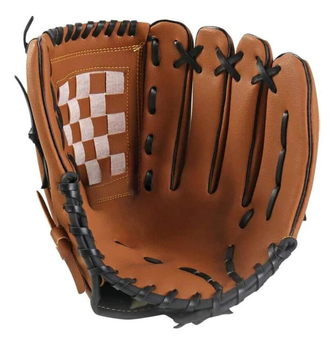 ING Basebollhandske - Softbollhandske - 12,5 tum - Vänster hand - Brun