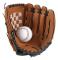 ING Basebollhandske - Softbollhandske - 12,5 tum - Vänster hand - Brun