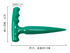 Plastic Garden Plant Hole Puncher, Seedling and Seeder; Long-Handled Hole Digger for Seedling Cultivation; Garden Tool.