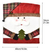 2-pack Christmas Chair Backs - Santa, Snowman, Reindeer