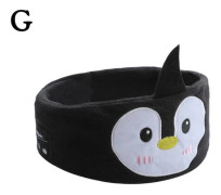 Bluetooth-sovhörlurar för barn, sömnögonmask, Bluetooth-pannband, Bluetooth 5.0 stereomusikspelare - Svart