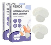 24x Svettkudde Antiperspirant Underarm Armhåla Skydd Ark Sköld Fräsch Engångsbruk