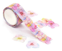 Rulle Maskering Scrapbook Klistermärke Klister Papper Blomsterblad Tejp Washi Tejp