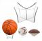 Akrylbollställ Klar Basketbollhållare Displaybollställ Transparent Bollstödsbasställ Sportbollsförvaringsställ 1st transparent