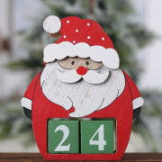 Dekorativ kalender (Jul tredimensionell träkalender för äldre)