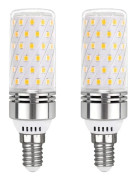 2st E14 12W LED-lampor | Kallvit 6000K, 1450LM (motsvarar 100W), 84 lysdioder, ej dimbar, för köks-/hembelysning, AC 230V [Energiklass E]