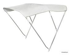 3-bågs hopfällbar bimini Ø 22 mm 220/230 cm marinblå