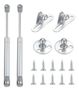 2 st Gasfjädrar, 100N/22,5LB Gasfjädrar Lyftstöd, Gasdämpare, Mjuka Stängningsgångjärn, Möbel Skåpdörr Lockhållare, Hydraulisk Gasfjäderhållare