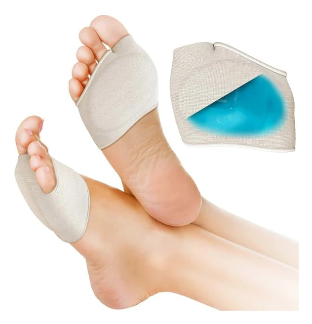 Metatarsal Gel Skyddskudde - 1 par metatarsaldynor för kvinnor och män - Fotdynor för höga klackar S