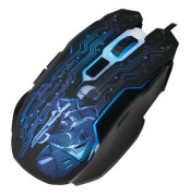  ID0137 - LogiLink Gaming - Mus - optisk - 6 knappar - kabelansluten - USB - svart