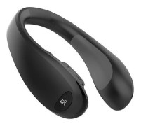 Nackvärmare, handvärmare, powerbank, knävärmare, hängande uppladdningsbar nacke bärbar digital display powerbank presenter för kvinnor, män[ls] Black