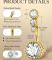 Clicker Navelpiercing Ring - Kirurgiskt Rostfritt Stål CZ Navelpiercingar Clicker Navelpiercingar för Kvinnor Navelpiercing Smyckespaket 14K Gold Plated 12MM