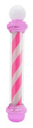 Barberarstolpe skylt - Väggmonterad LED roterande lampa typ 1 - 100 cm - 15 W - 220 V EU-kontakt - Inomhus/utomhus