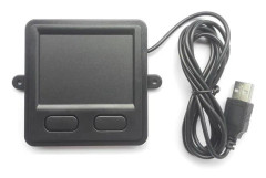 Bärbar pekplatta - USB-pekplatta - För stationär användning - Kompakt och lätt - 15 cm x 9 cm - Svart