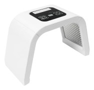 LED fotonterapi maskin - Ansikts- och kroppsmask - 7-färgs ljusterapi - Anti-age och rynkreducering - Hudföryngring och whitening - Lugnande aknevård - Timer 5–60 min - EU-kontakt - Vit