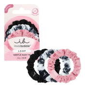 invisibobble Loop Be Gentle, Hårband, Svart, Multifärg, Rosa, Mönstrad, Vuxna, 3 styck
