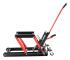 Mobil billyft - motorcykelramp - motorcykelstöd - 680 kg lastkapacitet - 78 x 35 x 84,5 cm - röd