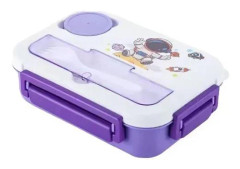 1300ML Tecknad Fack Bento Box Student Barn Frukt Grönsaker Lunchbox Mikrovågsugn Värme Förseglad Termisk Matbehållare 4&1300ml&1