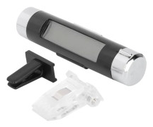 2-i-1 Elektronisk Klocktermometer LCD-display Automatisk Temperaturmätning