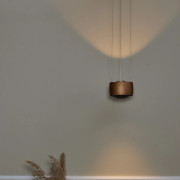 Air LED-hänglampa, karamellbrun, 13 cm, aluminium – LOOM DESIGN - Vardagsrum - Modern - Med lampskärm