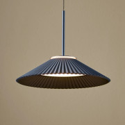 Ballerina LED-hänglampa, mörkblå, Ø 35 cm – LOOM DESIGN - Vardagsrum - Modern - Aluminium - Med en ljuskälla