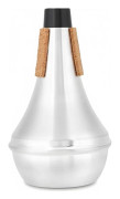 Dum trumpet, hållbart, bärbart och praktiskt tyst instrument med aluminiumlegering och korkrem, perfekt för fester.