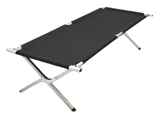 Campingssäng, Bärbar Design, Hållbara Material,svart