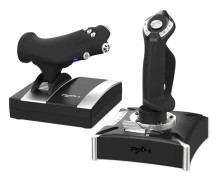 Flygspak, USB-anslutning, 4-axlig precision, 16 programmerbara knappar, kompatibel med Windows XP/7/8/10, CE-certifierad