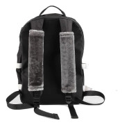 Ryggsäcksremmar och nackkudde/dyna 2-pack, mörkgrå