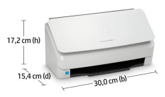 HP ScanJet Pro 2000 s2 Arkmatad skanner 600 x 600 DPI A4 Svart, Vit