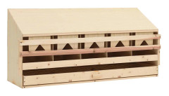 vidaXL Värprede 5 fack 117x33x54 cm massiv furu