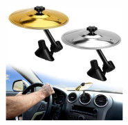 2-pack bilkraschcymbaler, bilrepor ventilcymbaler, minibiltrumcymbaler, förvandla din bil till ett mobilt kit, enkel installation, musikälskare, guld och silver