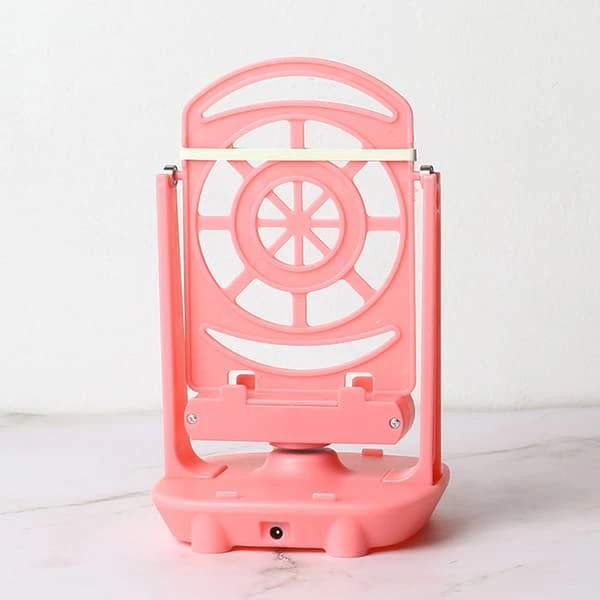 Mobiltelefontillbehör Borste Stepper Dubbel Mobiltelefon Ljudlös Stepper Lager Stegräknare Skaka Telefon Wiggler Enhet Gungbräda för Telefon (Rosa)