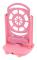Mobiltelefontillbehör Borste Stepper Dubbel Mobiltelefon Ljudlös Stepper Lager Stegräknare Skaka Telefon Wiggler Enhet Gungbräda för Telefon (Rosa)