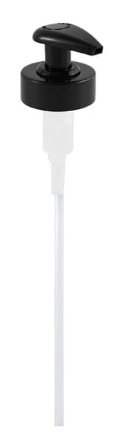 Gallonpumpdispenser, svart, plastkryddflaska, 3,4 cm kaliber, köksartiklar
