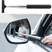 Mirror Cleaner, Car Window Cleaner, Driver Accessories, Car Mirror Wiper, Portable Vehicle Interior Exterior Accessories for Rainy Foggy Weather