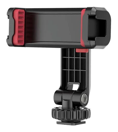 Universal telefonstativfäste mobiltelefonhållare med 2 kallskor för 6-9 cm för smartphones stativ smartphonefäste ST 06S 2575