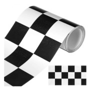 Anslagstavla Dekor Rutigt Mönster Väggdekoration Flerfärgad 240.00X10.00X0.10Cm Självhäftande Fäste 1 Rulle-Bra Multi 240.00X10.00X0.10CM