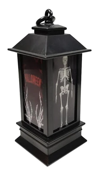 Halloween LED-lykta, batteridriven bordslampa, festdekoration